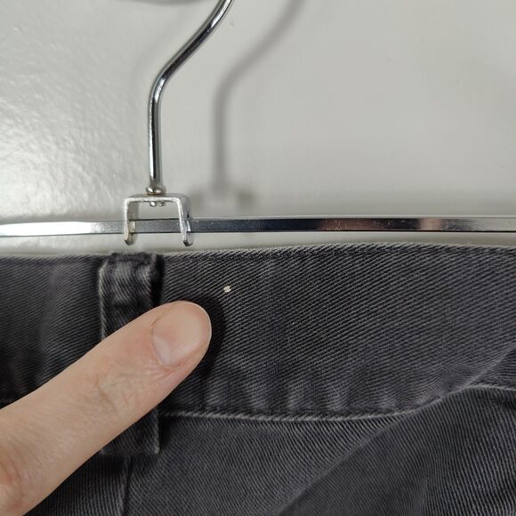 RRL Double RL Ralph Lauren Pants Mens 32x30 Gray Chino Wide Leg Baggy USA - Picture 6 of 8